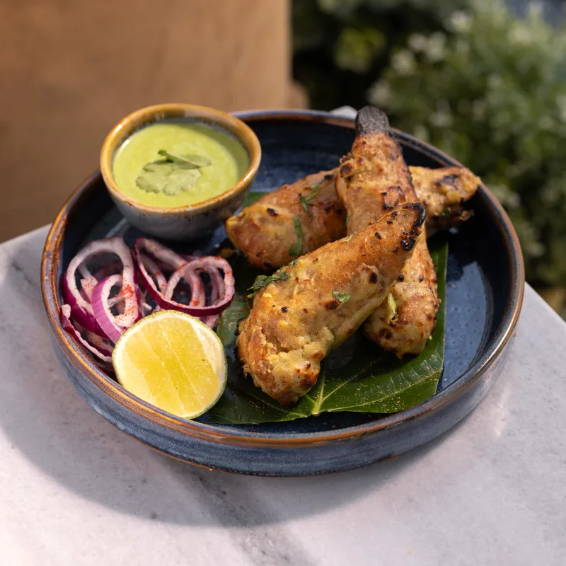 Afghani Malai Chaap — vegetarian Indian dish at Padharo Southampton