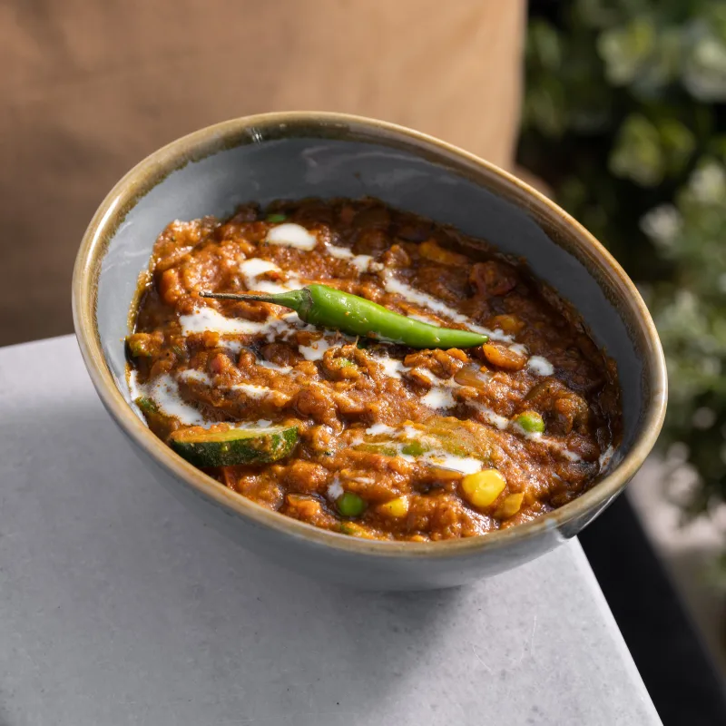 Angara — vegetarian Indian dish at Padharo Southampton