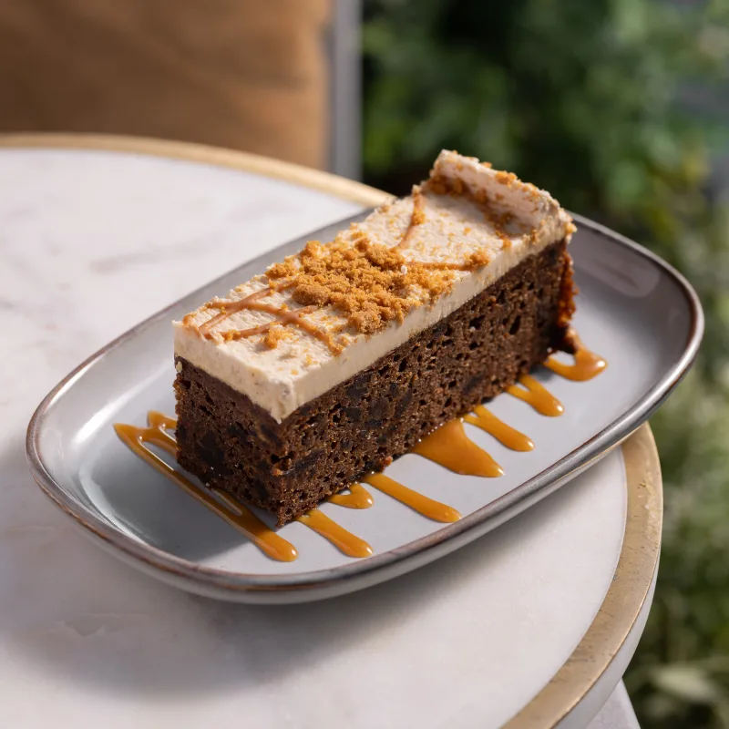 Biscoff Toffee Temptation — vegetarian Indian dish at Padharo Southampton