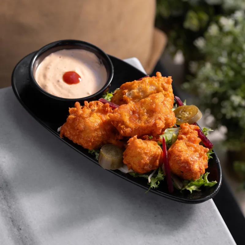 Chick'n Bites — vegetarian Indian dish at Padharo Southampton