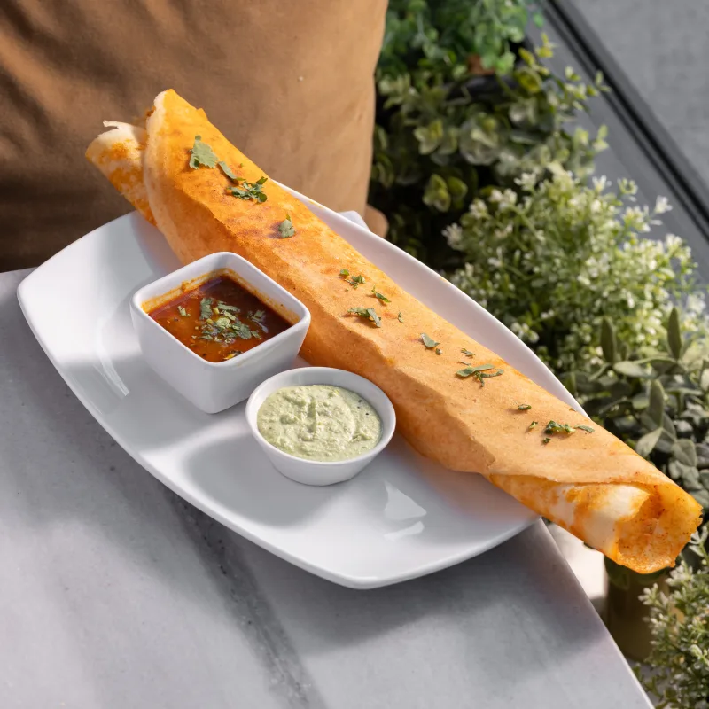 Masala Dosa — vegetarian Indian dish at Padharo Southampton