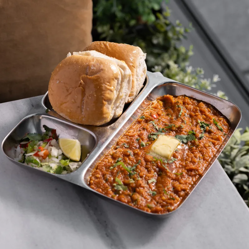 Bombay Pau Bhaji — vegetarian Indian dish at Padharo Southampton