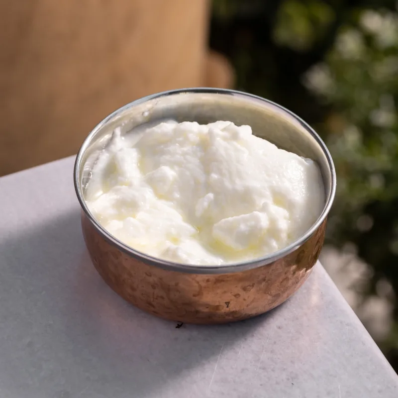 Plain Yoghurt — vegetarian Indian dish at Padharo Southampton