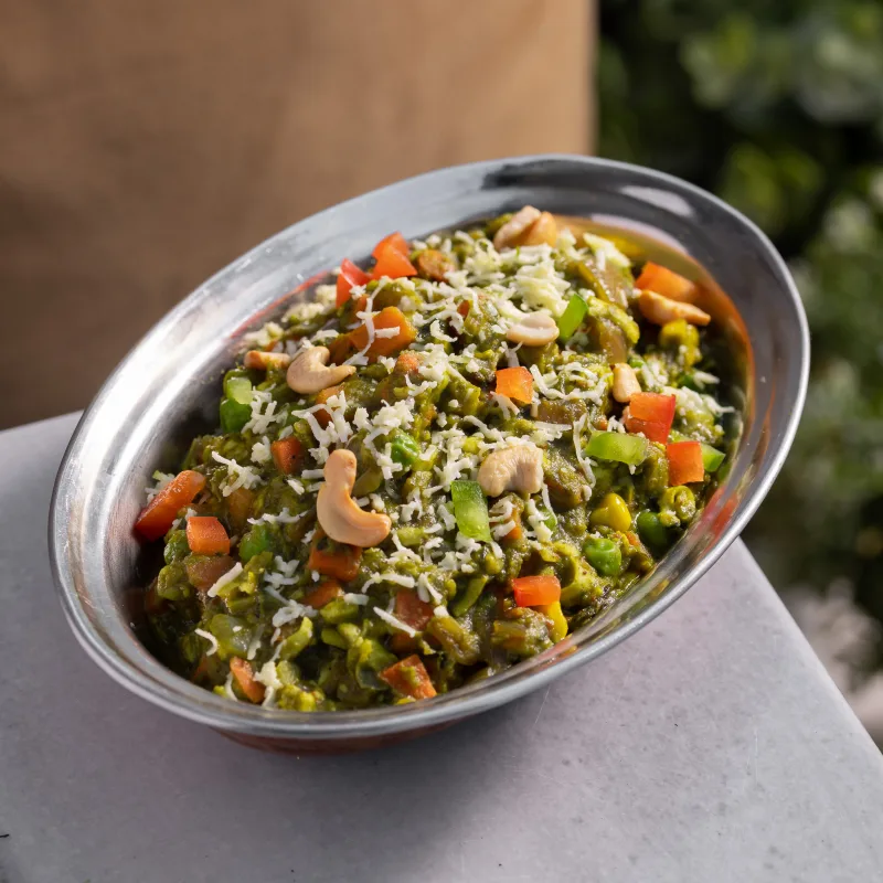 Veg Hyderabadi — vegetarian Indian dish at Padharo Southampton