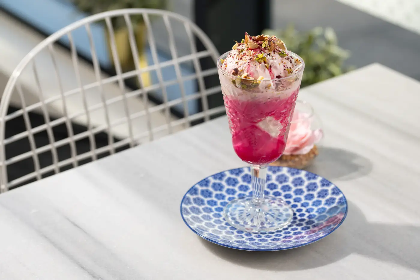Faluda Ice Cream — vegetarian Indian dish at Padharo Southampton